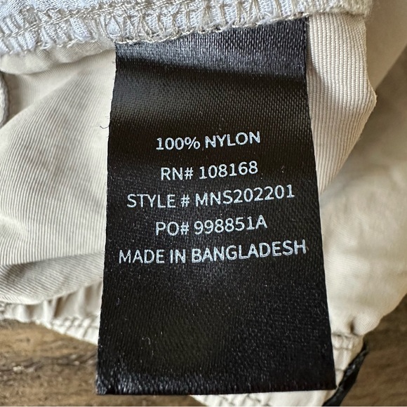 RSQ Mens Medium tan Nylon Pull On Shorts Athletic Quick Dry 7” Inseam Camping - Picture 5 of 5